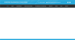 Desktop Screenshot of emergebusinesscoaching.com