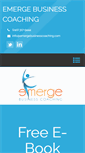 Mobile Screenshot of emergebusinesscoaching.com